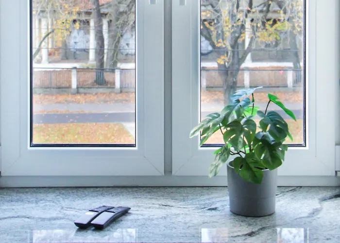 Luxury Renovated - 600 Mbit - 64 M2 - 65 Inch Tv * 리가